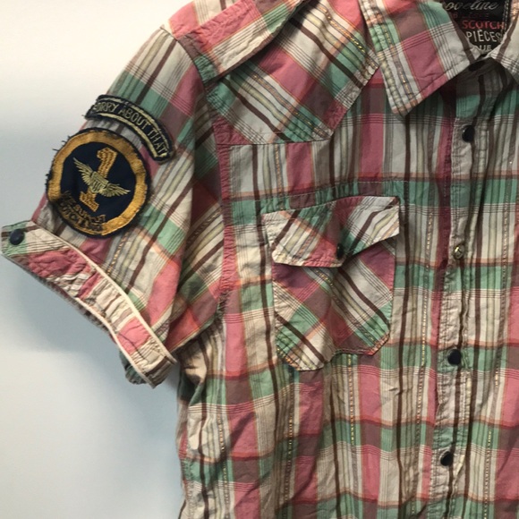 Scotch & Soda short sleeve button down - Picture 3 of 4